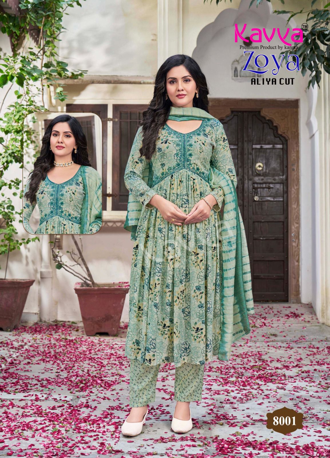 Zoya Vol 8 By Kavya Kurti With Bottom Dupatta Wholesale Market In Surat
